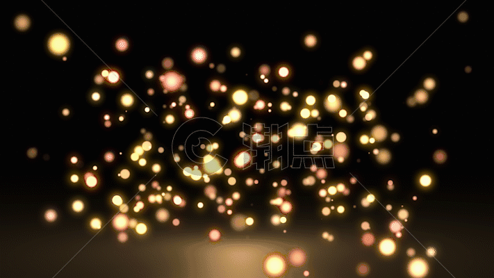 粒子小球光斑动画GIF图片素材免费下载