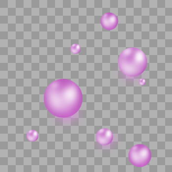 淡紫色几何球体图片素材免费下载
