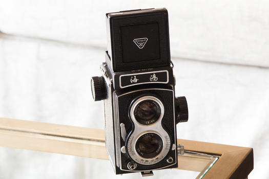 老式牡丹照相机古董图片素材免费下载