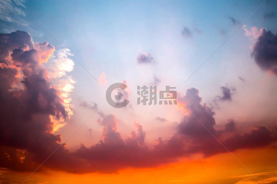 夏之色彩 火烧云图片素材免费下载
