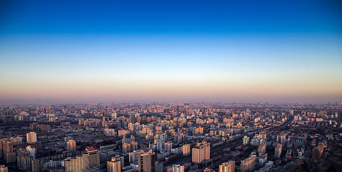 北京城日落图片素材免费下载