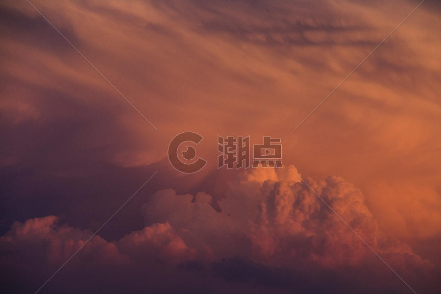 云之色彩 火烧云图片素材免费下载