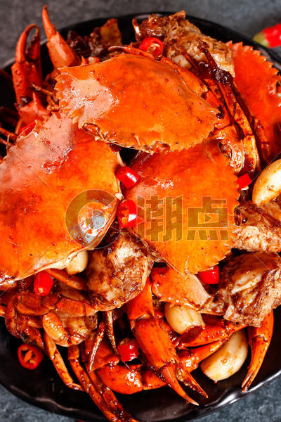 干锅螃蟹图片素材免费下载