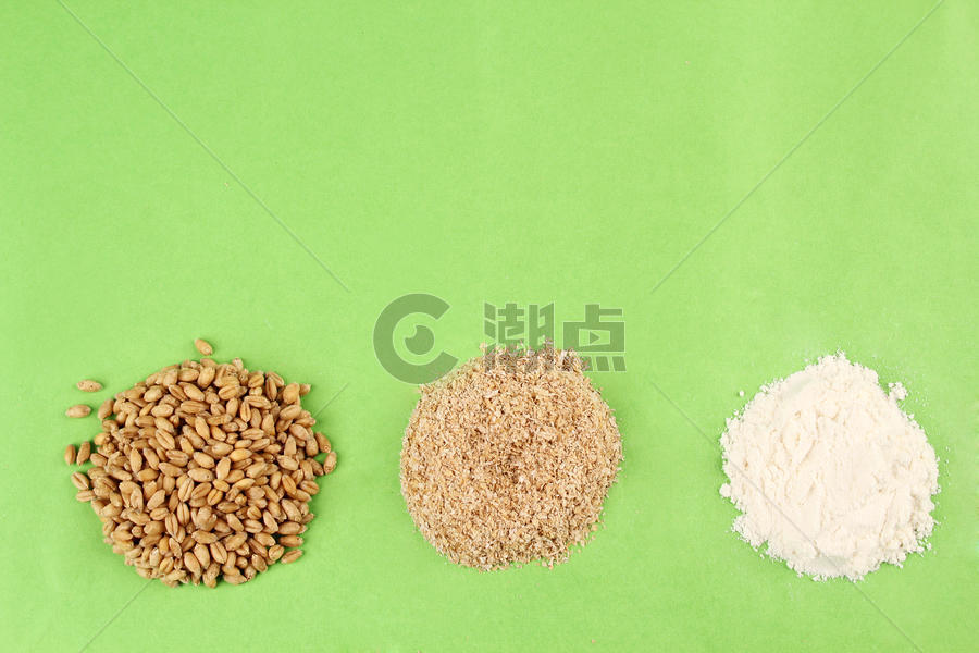 小麦麦皮面粉图片素材免费下载