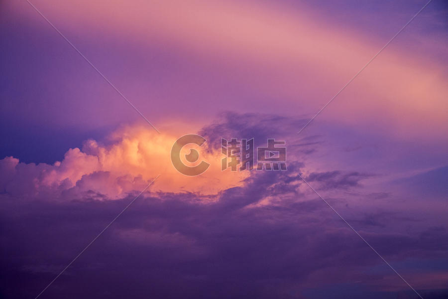 紫罗兰的云图片素材免费下载
