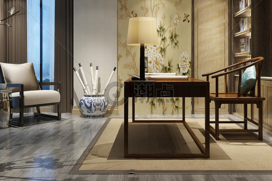 新中式家具生活体验馆图片素材免费下载