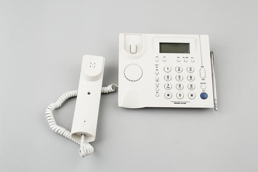 白色的电话座机图片素材免费下载