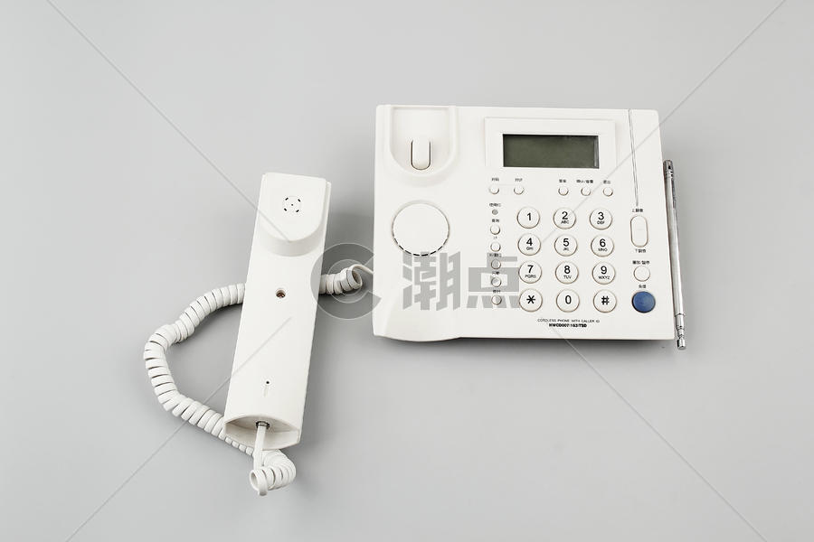白色的电话座机图片素材免费下载