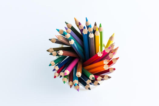 教育设计铅笔渐变创意拍摄图片素材免费下载