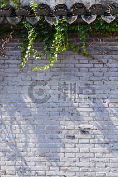 绿植石墙古镇建筑图片素材免费下载