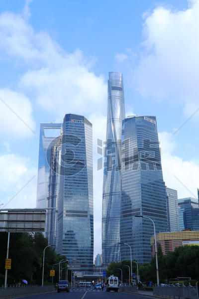 高楼林立的上海金融中心图片素材免费下载