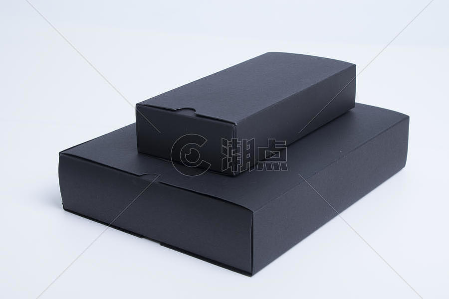 黑色礼盒手机平板包装盒图片素材免费下载
