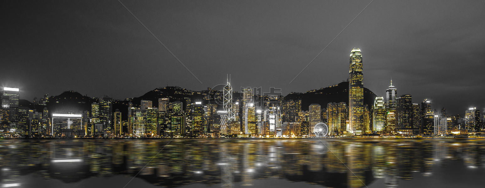夜幕.香港图片素材免费下载