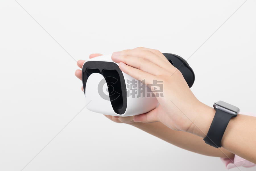 虚拟现实VR产品侧面展示图片素材免费下载