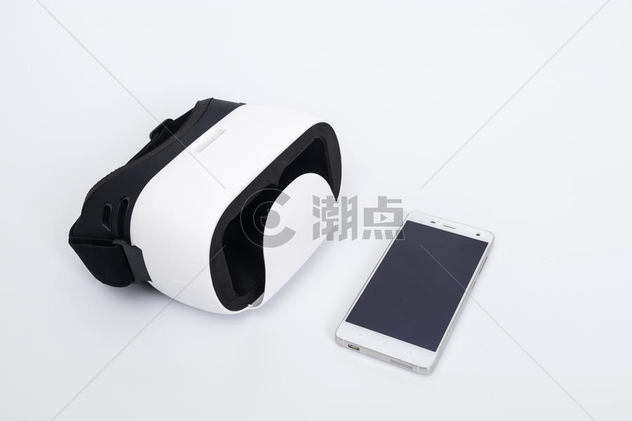 白色VR眼镜手机高清图图片素材免费下载