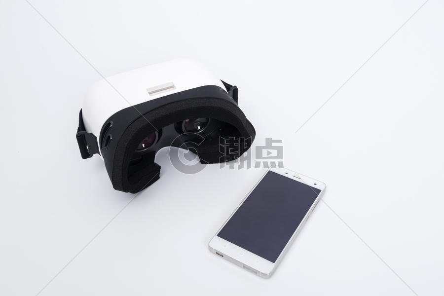 VR眼镜手机组合高清图图片素材免费下载