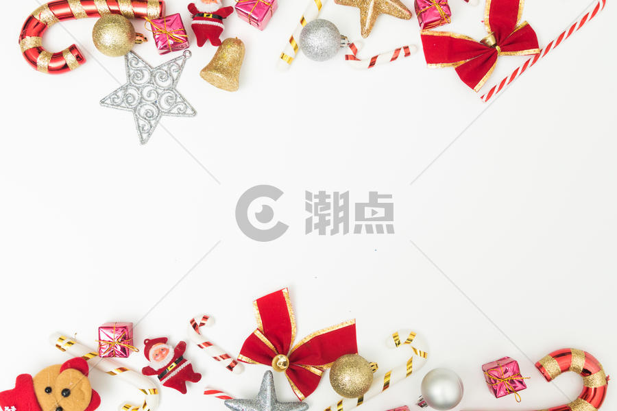 各种圣诞礼物元素组合背景图片素材免费下载