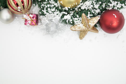 各种圣诞礼物元素组合背景图片素材免费下载