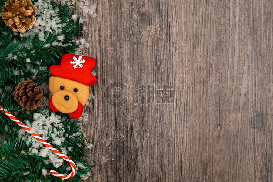 复古木纹圣诞背景图片素材免费下载