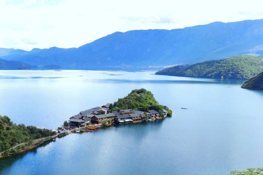 云南泸沽湖图片素材免费下载