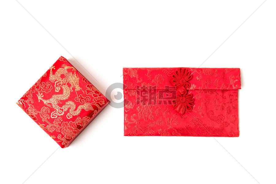 中国春节福盒福袋排列摆拍图片素材免费下载