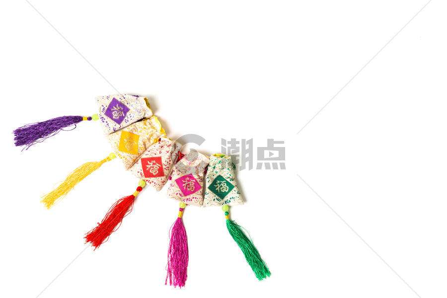 新春荷包福袋传统手工艺图片素材免费下载