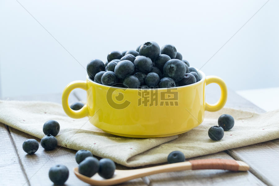 蓝莓水果拍摄图片素材免费下载