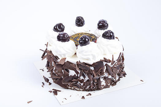 蓝莓巧克力刨花奶油蛋糕图片素材免费下载