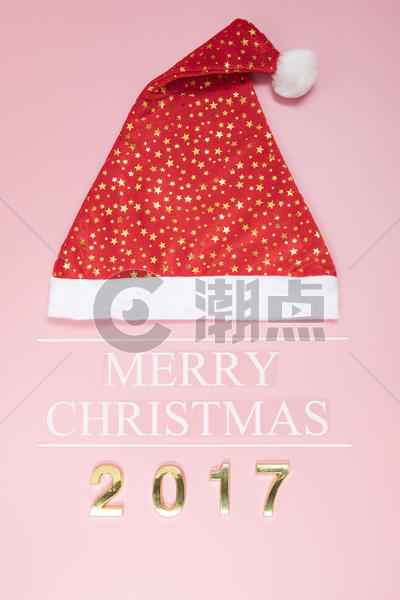 2017圣诞帽背景素材图片素材免费下载