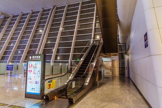 杭州东站设施扶梯图片素材免费下载