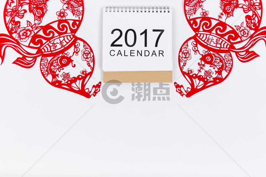 新春工艺寓意剪纸葫芦日历图片素材免费下载