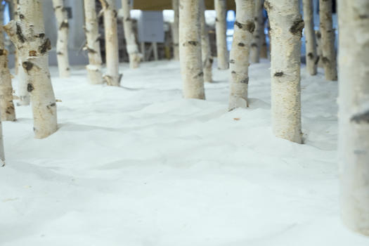 商场室内雪景雪地造景图片素材免费下载