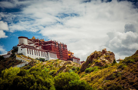 西藏布达拉宫胜景图片素材免费下载
