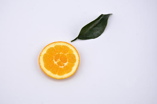 橙子背景水果切片摆拍图片素材免费下载