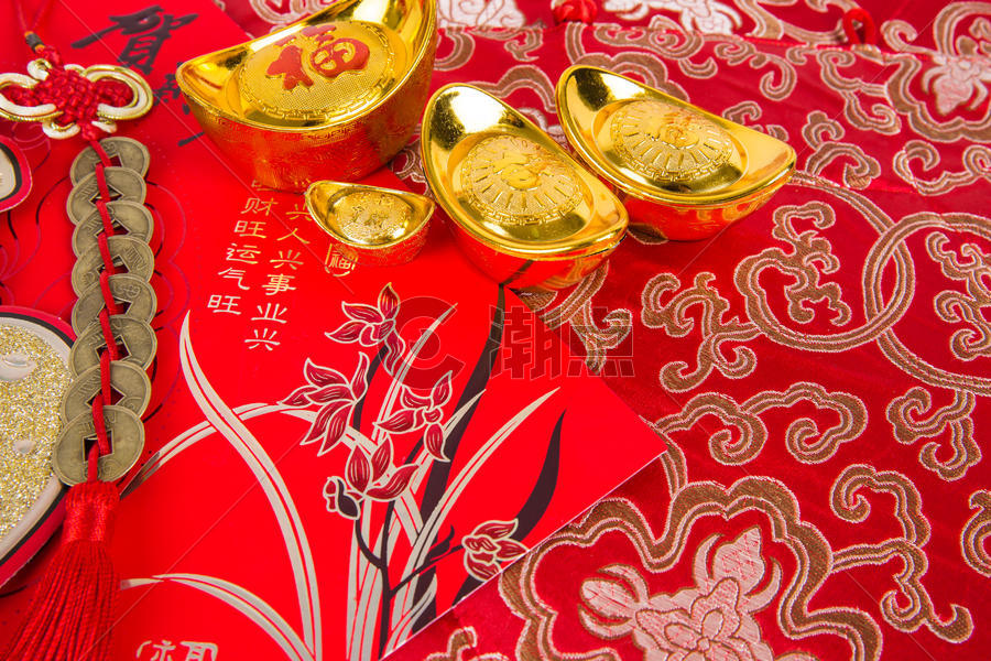 喜庆氛围春节装扮饰品图片素材免费下载
