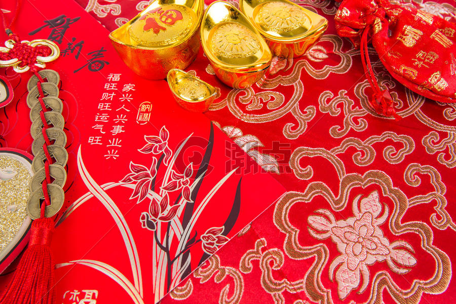 喜庆氛围春节装扮饰品图片素材免费下载