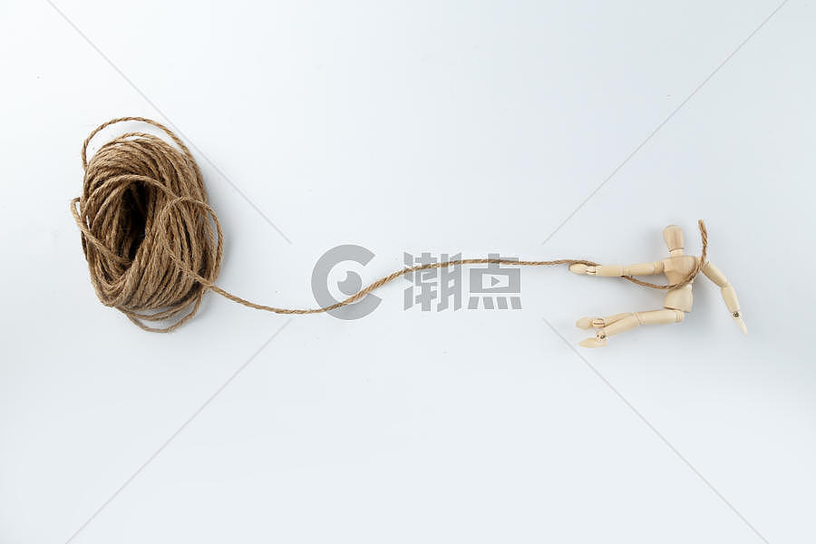一捆棕色的细麻绳摄影图5472*3648图片素材免费下载-编号624403-潮点视频