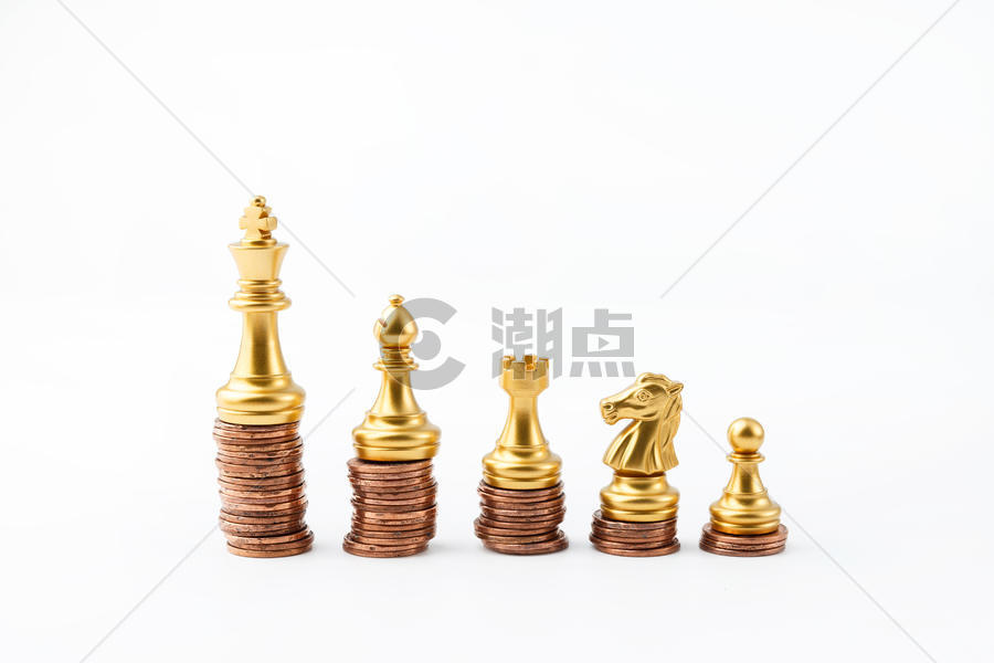 金属质感金银色国际象棋图片素材免费下载