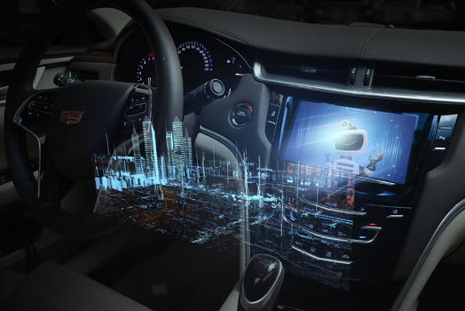 未来城市汽车3D导航图片素材免费下载