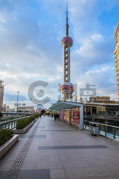 上海城市大气建筑东方明珠图片素材免费下载