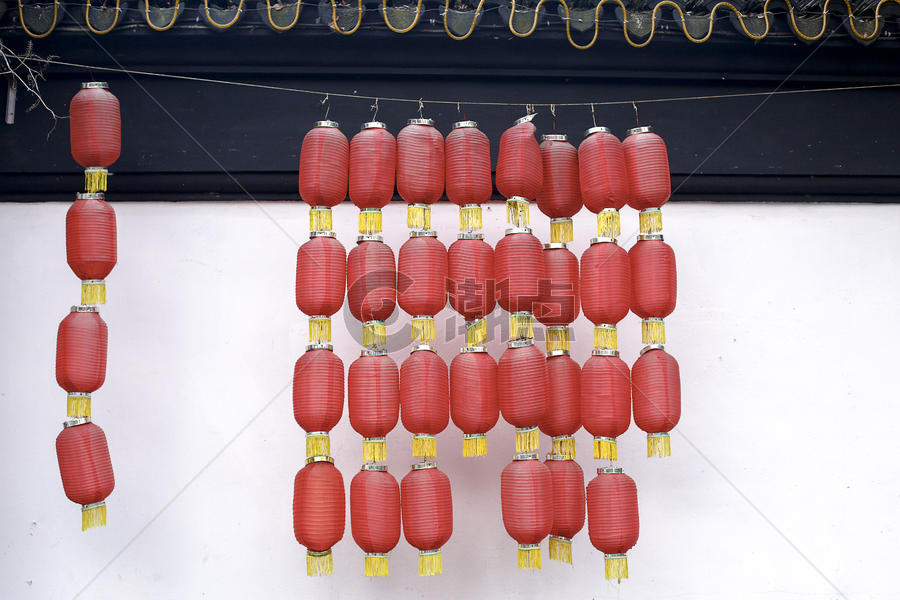 中国风红色灯笼过年春节图片素材免费下载