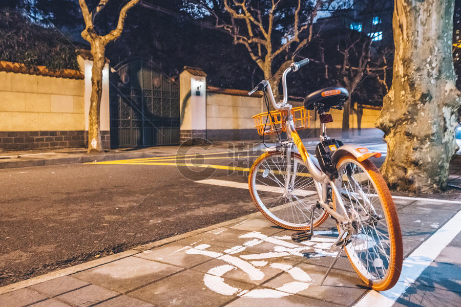 城市共享自行车图片素材免费下载