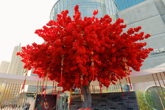 中国新年春节街景图片素材免费下载