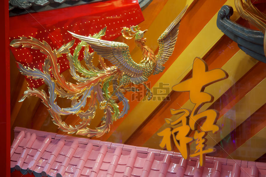 中国新年春节城市街景图片素材免费下载