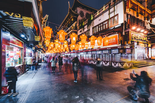 春节豫园传统灯会图片素材免费下载
