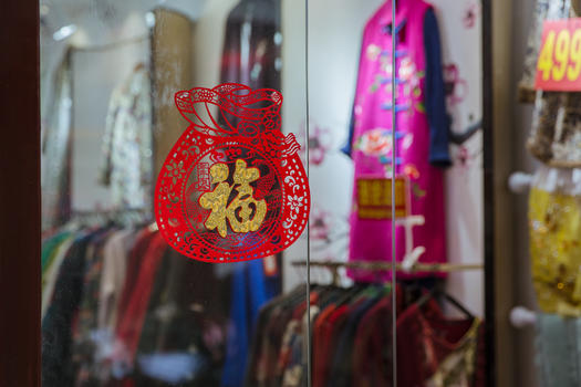 豫园店铺春节门面装扮图片素材免费下载