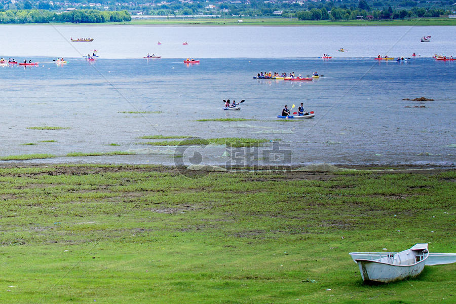 丽江拉市海春天的草海景色图片素材免费下载