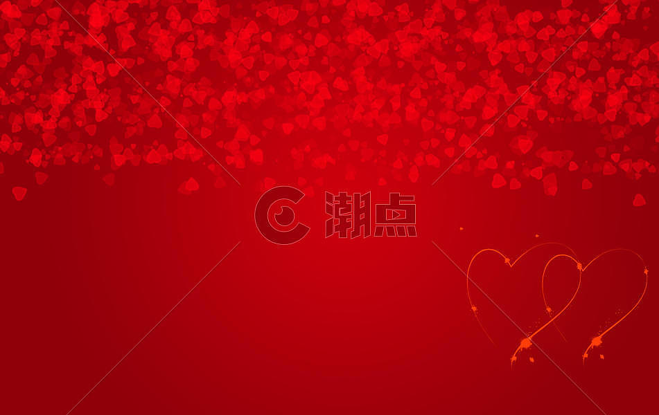 情人节红色玫瑰背景图片素材免费下载
