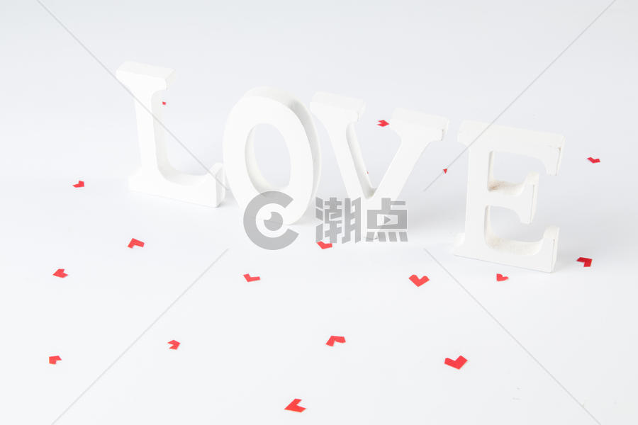 情人节白色字母背景图片素材免费下载
