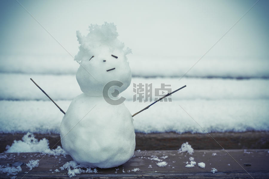 好萌的小雪人图片素材免费下载
